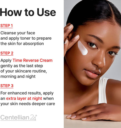 CENTELLIAN 24 Madeca Cream Time Reverse (50ml/1.69fl oz, Pack of 2) Advanced Fast-Absorbing & Nourishing Cream, Hydrates, Reduces Wrinkles, Korean Skin Care, Centella Asiatica