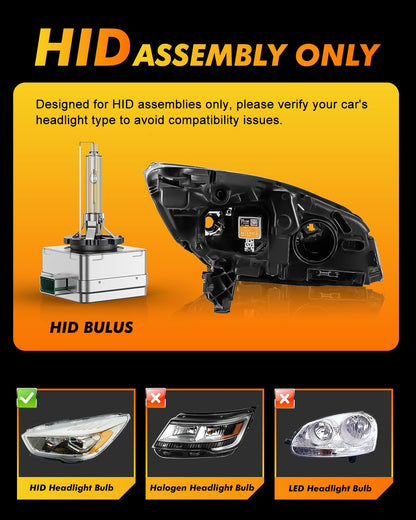 Termitor 2026 Upgraded H13/9008 Light Bulbs, 100,000LM 15X Ultra-Bright, 6500K Pure White 9008/H13 Fog Light Off-Road Conversion Kits, Easy Plug-N-Play Installation, IP68 Waterproof, Pack of 2