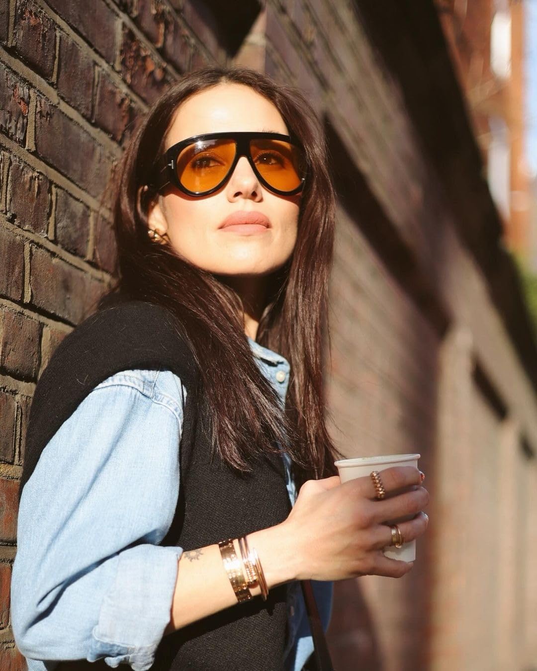 Trendy Retro Oversized Aviator Sunglasses for Women Men