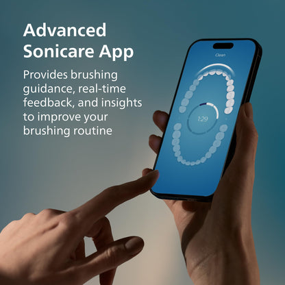 Philips Sonicare DiamondClean Smart 9500 Electric Toothbrush - Sonic Toothbrush with App, Pressure Sensor, 15 Brushing Settings, Replacement Reminder, USB Charging Travel Case, Black, Model HX9923/11