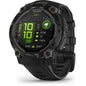 Garmin Instinct® 3 45mm, AMOLED Display, Rugged Outdoor GPS Smartwatch, Metal-Reinforced Bezel, Built-in Flashlight, Up to 18 Days of Battery Life, Black