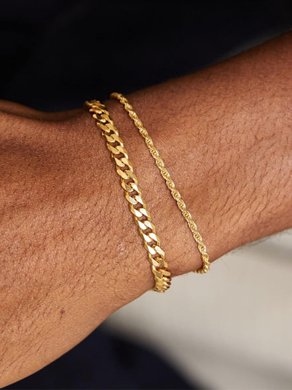 Elevate Your Style with the PEALICIOUS Gold Bracelet for Men