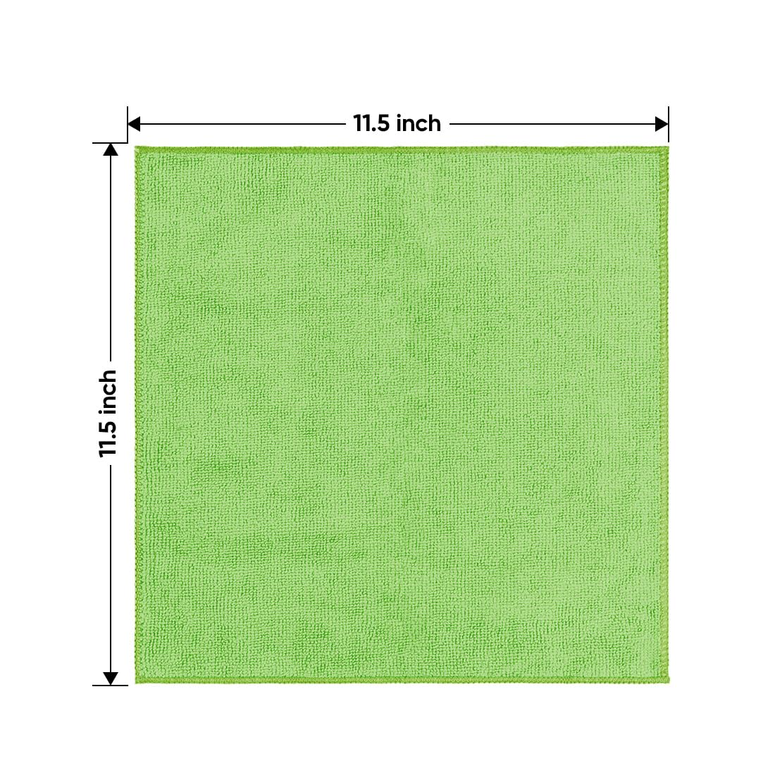 HOMEXCEL Microfiber Cleaning Cloth 12 Pack, 12.5 x 12.5 inch Microfiber Towels for Cars, Ultra Absorbent Car Washing Cloth, Lint Free Streak Free Cleaning Rags for Car, Kitchen, and Window (Grey)