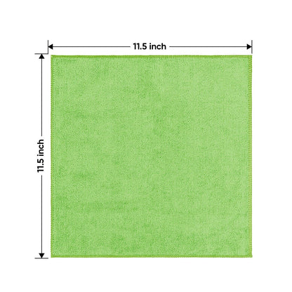 HOMEXCEL Microfiber Cleaning Cloth 12 Pack, 12.5 x 12.5 inch Microfiber Towels for Cars, Ultra Absorbent Car Washing Cloth, Lint Free Streak Free Cleaning Rags for Car, Kitchen, and Window (Grey)