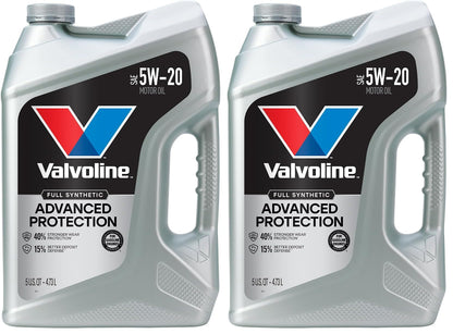 Valvoline Advanced Full Synthetic SAE 0W-20 Motor Oil 5 QT