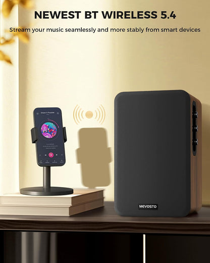 Upgrade Your Sound: MEVOSTO Active Bookshelf Speakers Review