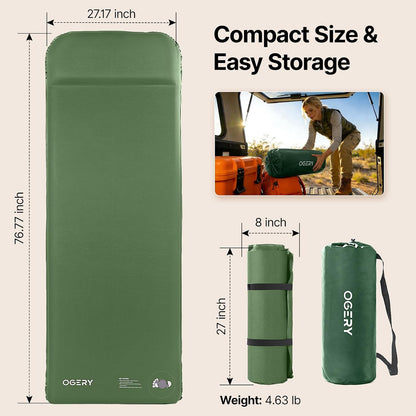 OGERY Self-Inflating Sleeping Pad Review: A Game-Changer for Camping Comfort