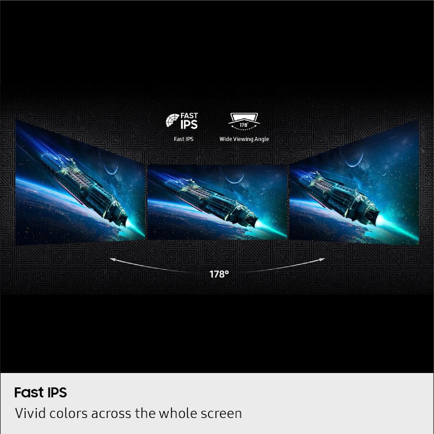 Samsung 27” Odyssey G5 G50F QHD Resolution Gaming Monitor, 180Hz Refresh Rate, Fast IPS Panel, HDR10, NVIDIA G-Sync Compatible, 1ms Response Time (GtG), AMD FreeSync™, Adjustable Stand, LS27FG502ENXZA
