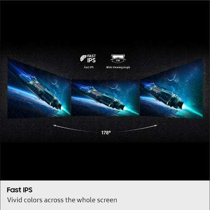 Samsung 27” Odyssey G5 G50F QHD Resolution Gaming Monitor, 180Hz Refresh Rate, Fast IPS Panel, HDR10, NVIDIA G-Sync Compatible, 1ms Response Time (GtG), AMD FreeSync™, Adjustable Stand, LS27FG502ENXZA