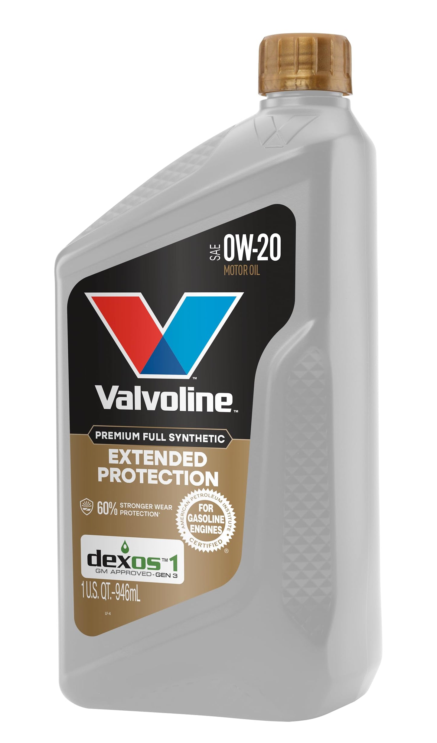 Valvoline Advanced Full Synthetic SAE 0W-20 Motor Oil 5 QT