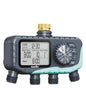RAINPOINT 4-Zone Sprinkler Timer, 2027 New Version 4 Outlets Hose Water Timer, Automatic Irrigation Controller with Rain Delay & Manual Mode for Lawn & Garden Irrigation