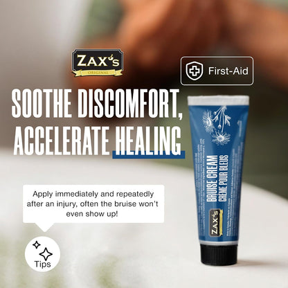 Zax's Original Bruise Cream - #1 Selling Bruise Cream, Speeds Healing by 4 Days!, Reduces Pain & Inflammation, Reduces Discoloration, Ideal for Medical Cabinet & 1st Aid Kit by Zax's Original Creams