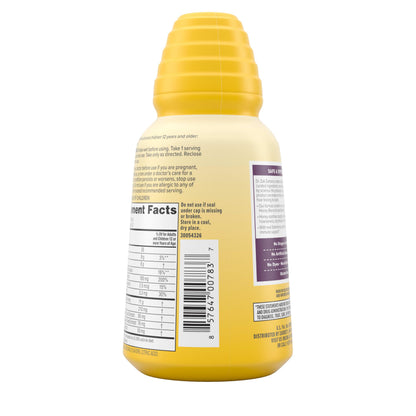 Zarbee's Honey Cough Syrup + Immune for Adults & Children 12+, Cough Syrup with Dark Honey, Real Elderberry, Vitamin C, D & Zinc for Immune Support*, Drug-& Alcohol-Free, Berry, 8 fl. oz (Pack of 2)