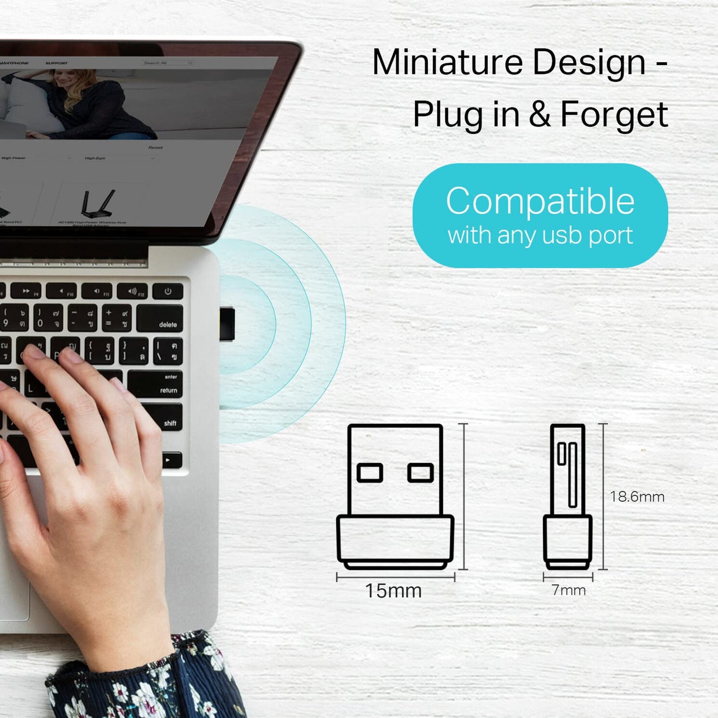 TP-Link 2-in-1 USB Bluetooth WiFi Adapter Archer TX10UB Nano | AX900 WiFi 6 BT 5.3 USB 2.0 Adapter for Desktop PC | Dual-Band WiFi Dongle | OFDMA, MU-MIMO, WPA3 | Travel Size | Supports Windows 11,10