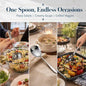 2Pcs Heavy-Duty Large Serving Spoons