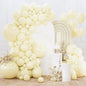 PartyWoo White Balloons 155pcs Different Sizes Pack of 18 12 10 5 Inch Matte White Latex Balloon Arch Kit Garland for Wedding Bridal Graduation Baby Shower Birthday Party Decorations White-Y13