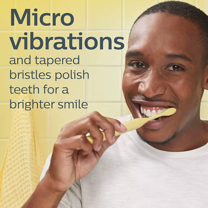 Philips One by Sonicare Ersatzbürstenköpfe, 2er-Pack, Schwarz, Kompatibel mit Philips One elektrische Zahnbürste, BH1022/06