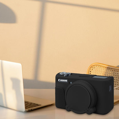 BOVKE Silicone Camera Case for Canon PowerShot SX740 / SX730
