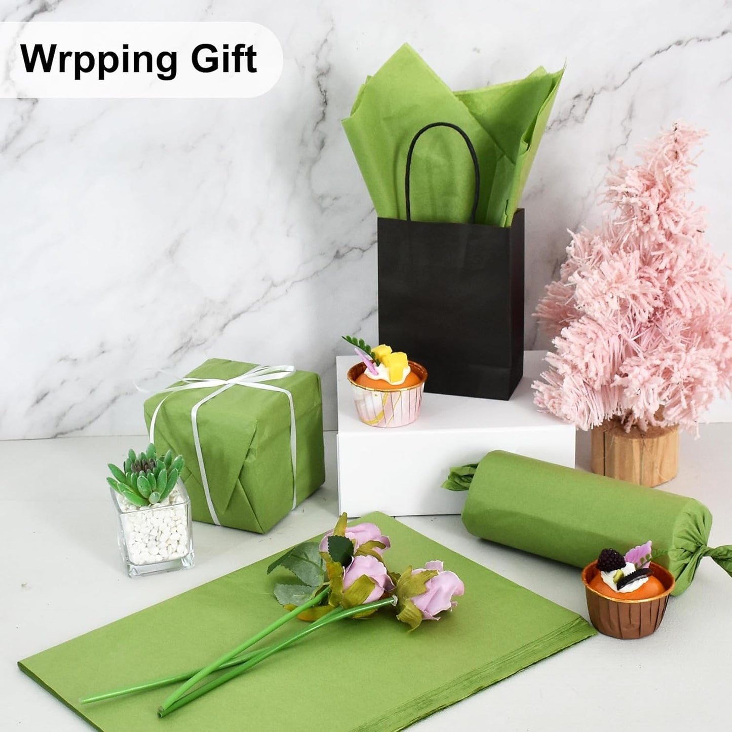 100 Blatt Seidenpapier Salbeigrün 35x50cm Geschenkpapier Seidenpapier Großpackung für DIY-Projekte Geschenktüten Geschenkverpackungen Hochzeiten Valentinstag Ostern Weihnachten und Geburtstagsfeiern Basteln