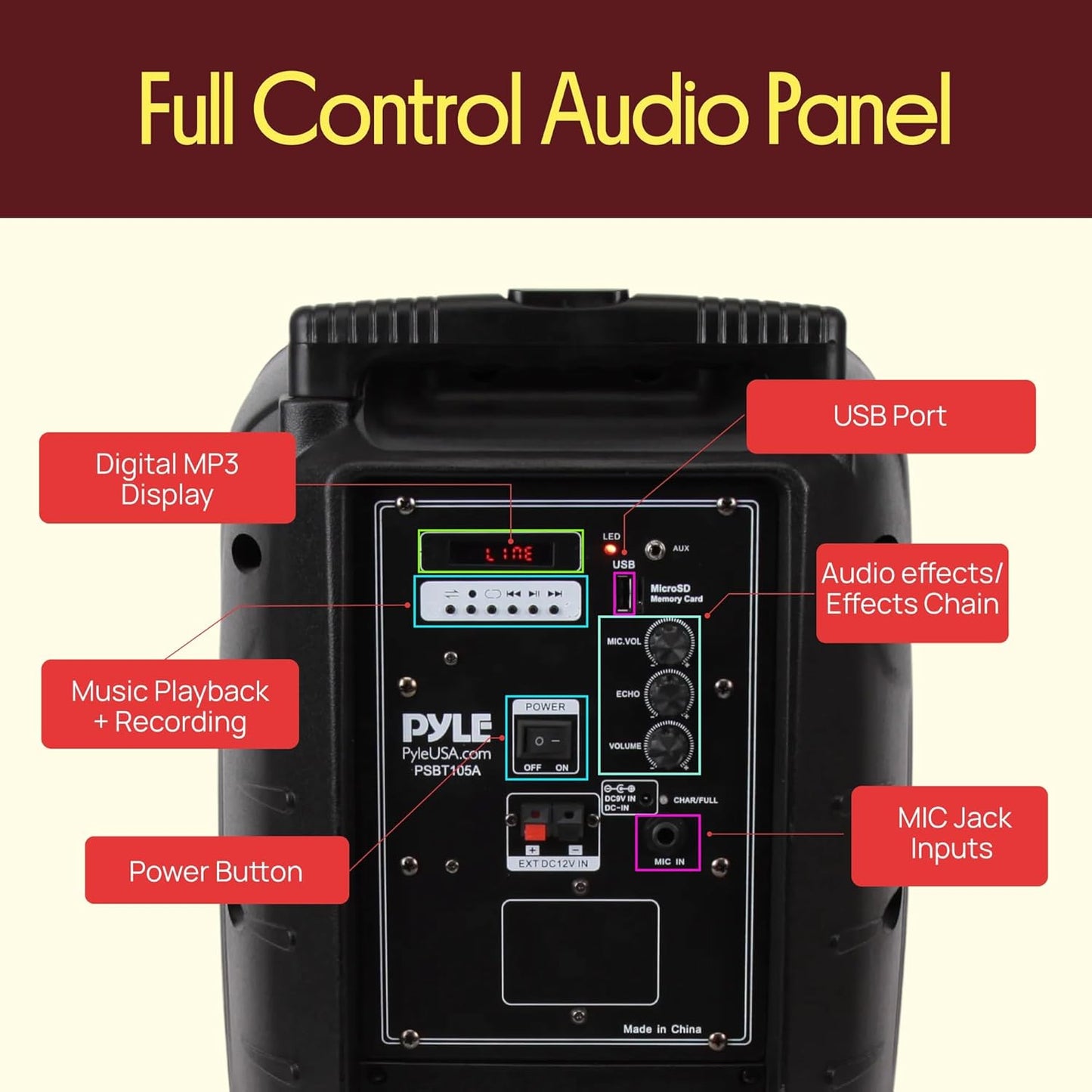 Pyle PSBT105A Review: A Powerful Portable PA Speaker for Any Occasion