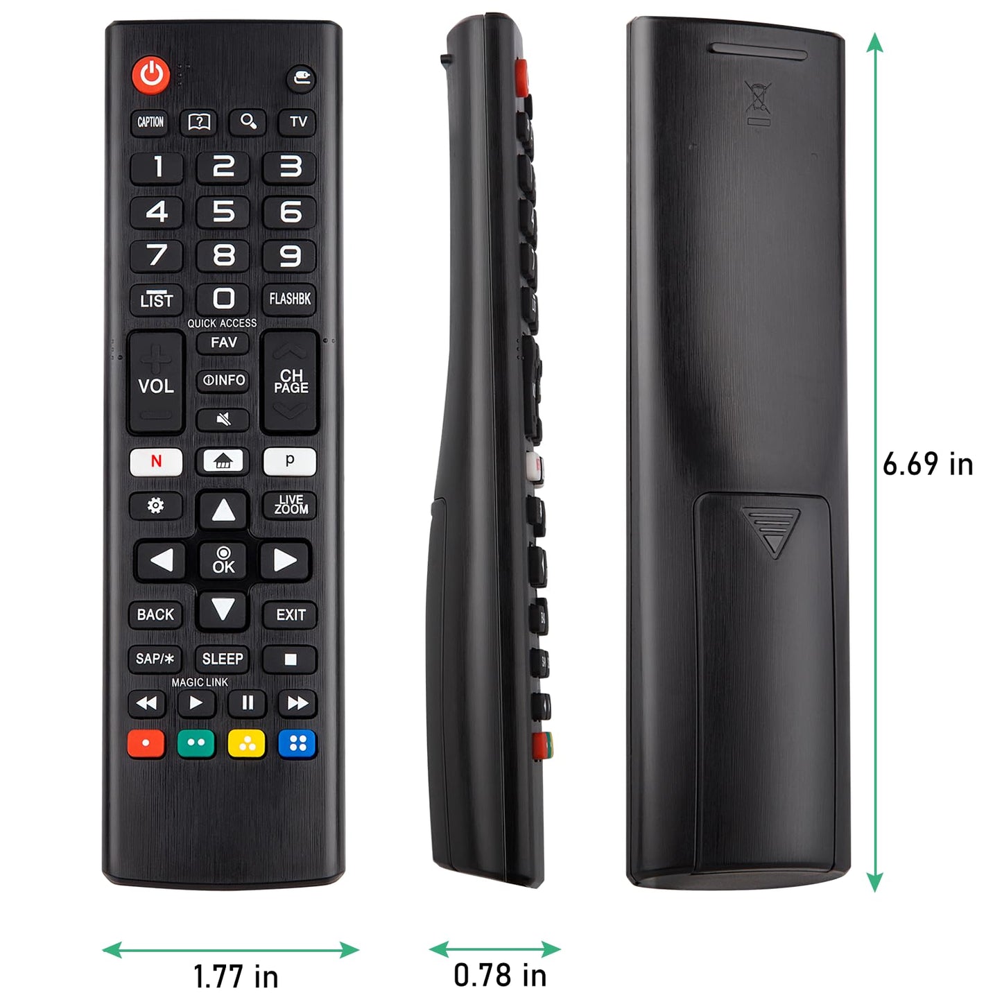 Magic Remote for LG-Smart-TV-Remote-Control-Replacement with Pointer and Voice Function,Compatible with LG 2021/2022/2023/2024 UHD OLED QNED NanoCell 4K 8K Smart TV