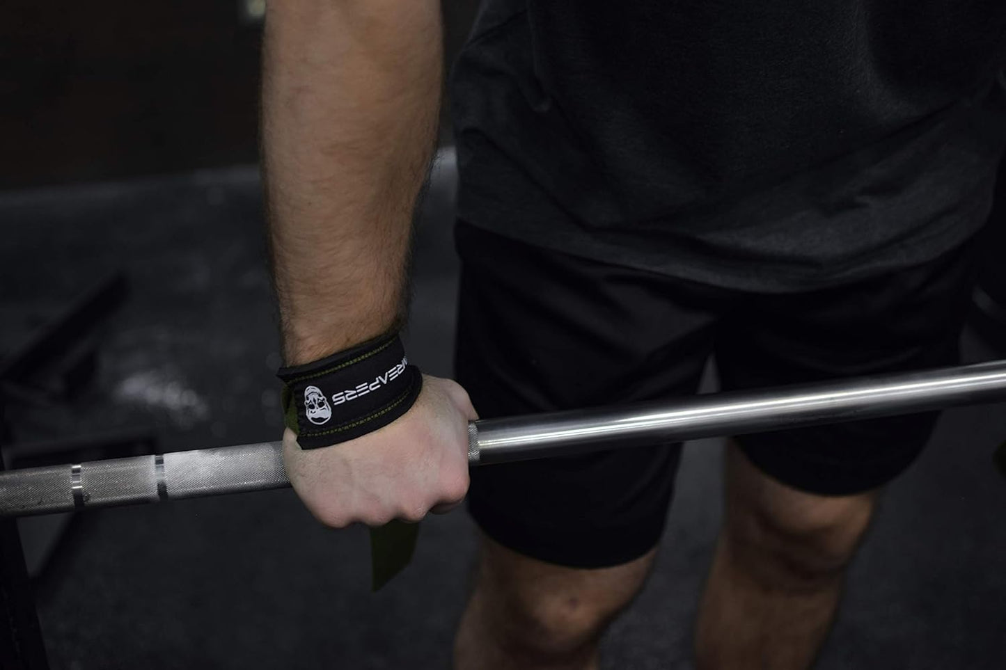 Gymreapers Hebe-Handgelenkbandagen für Gewichtheben, Bodybuilding, Powerlifting, Krafttraining und Kreuzheben – gepolstertes Neopren mit 45,7 cm Baumwolle