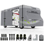 Umbrauto Class C RV Cover Fits 29-32’, Class C Motorhome Camper Cover, Heavy Duty 7 Layers Top Windproof Breathable RV Cover with 3Pcs Extra Straps, Adhesive Repair Patches, 6 Gutter Covers