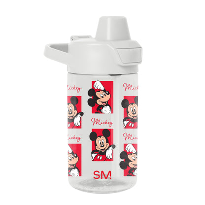 Simple Modern Peppa Pig Kids Tritan Plastic Summit Water Bottle | 12 oz BPA-Free Cup with Covered Leak Proof Straw Lid for Girls, Toddlers | Bubbles