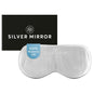 Sleep Mask in Black, 100% Silk, Pure Mulberry Silk, Light Blocking Eye Mask with Elastic Strap for Sleep & Travel, Ultra Soft, No Pressure, Reduce Puffy Eyes, Machine Washable, By Silver Mirror