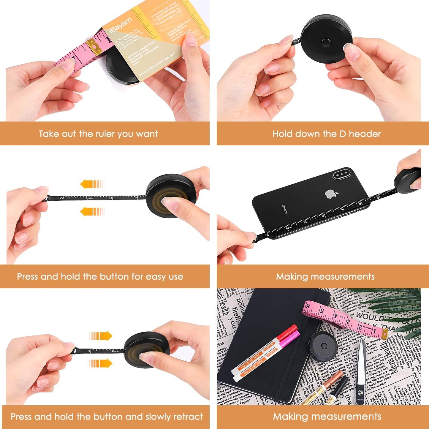 iBayam 2 Pack Tape Measure: A Versatile Tool for Crafty Folks