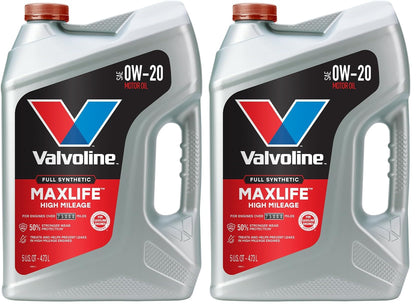 Valvoline MaxLife High Mileage 5W-30 Synthetic Blend Motor Oil 5 Quart