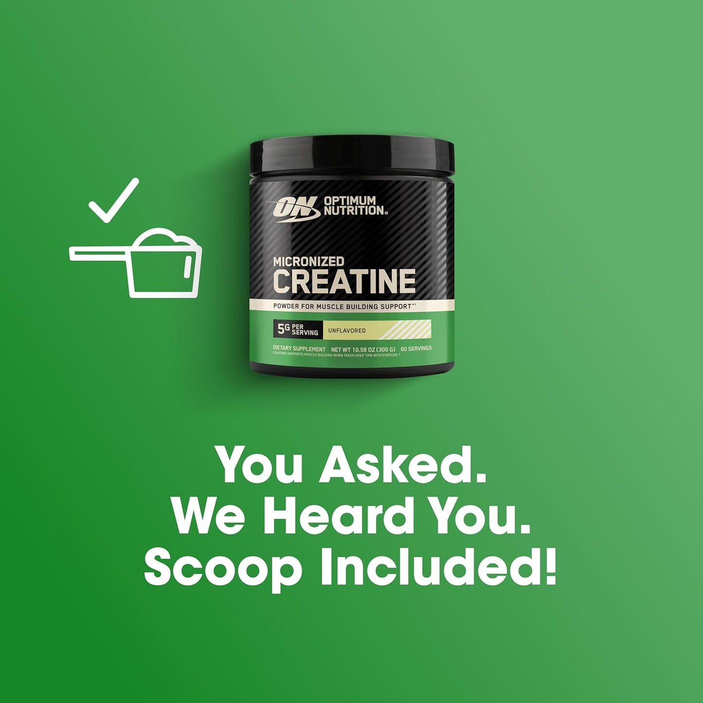 Unlock Your Fitness Potential with Optimum Nutrition's Micronized Creatine Monohydrate
