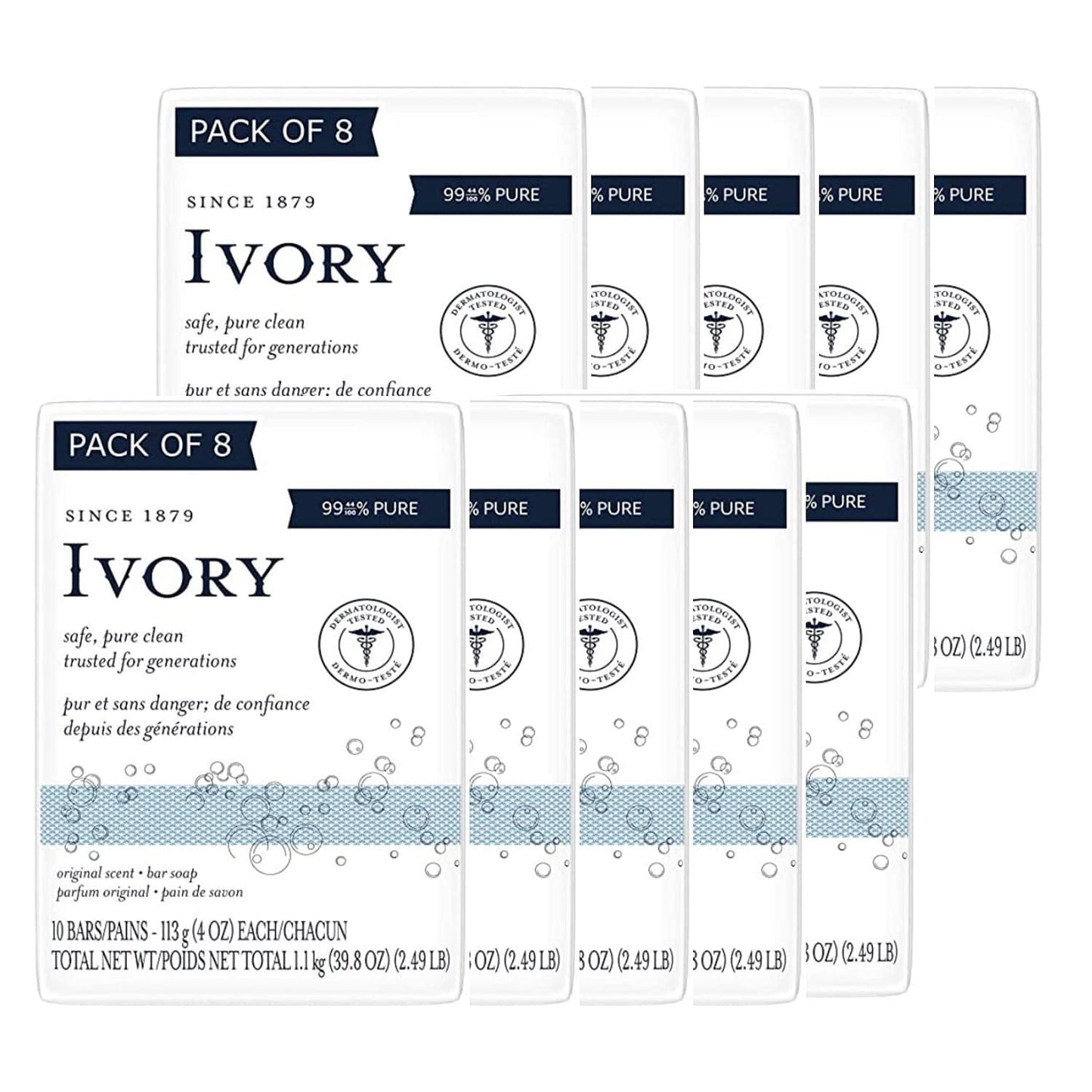 Ivory Original 24-Count: Bath Size Bars 4 Oz