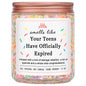 Homsolver 40th Birthday Gifts for Women Ideas, Decorations Gifts for 40 Year Old Woman, 40th Birthday Candles - Limited Edition 1986 Handmade (Vanilla Birthday Cake Scent with Sprinkles)