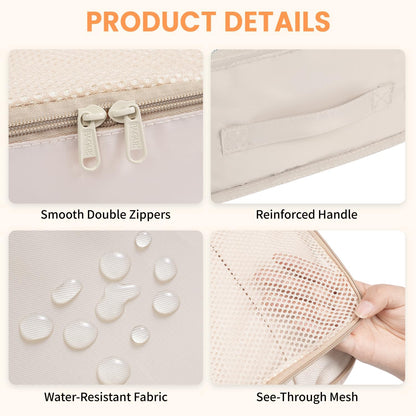 BAGAIL 8er Set Packwürfel Gepäckorganizer für Reisezubehör