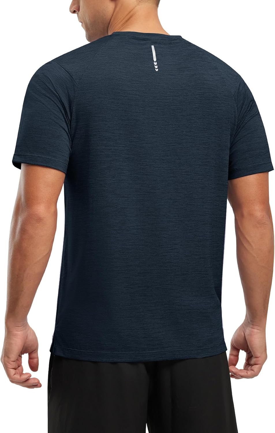 Rdruko Herren Kurzarm Trainingsshirts – Trockene Passform – Feuchtigkeitstransportierend – Für Laufen, Fitnessstudio, aktiven Sport