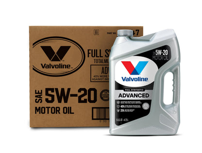 Valvoline Advanced Full Synthetic SAE 0W-20 Motor Oil 5 QT