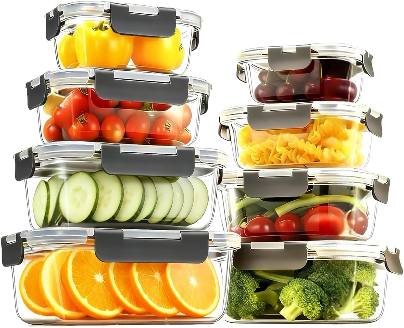 8-Pack Glass (Mixed Sizes)
