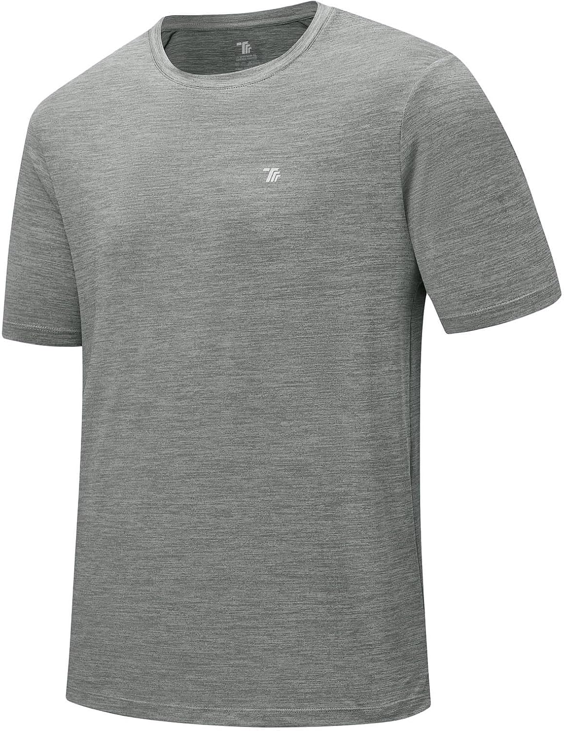 Rdruko Herren Kurzarm Trainingsshirts – Trockene Passform – Feuchtigkeitstransportierend – Für Laufen, Fitnessstudio, aktiven Sport
