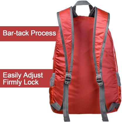 G4Free 20L Lightweight Packable Backpack Foldable Travel Hiking Daypack for Men and Women