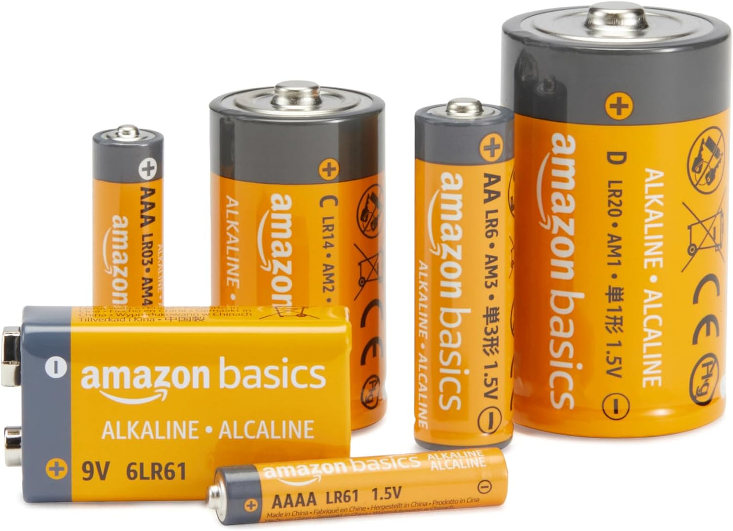 Amazon Basics 20-Pack AA Alkaline Batteries