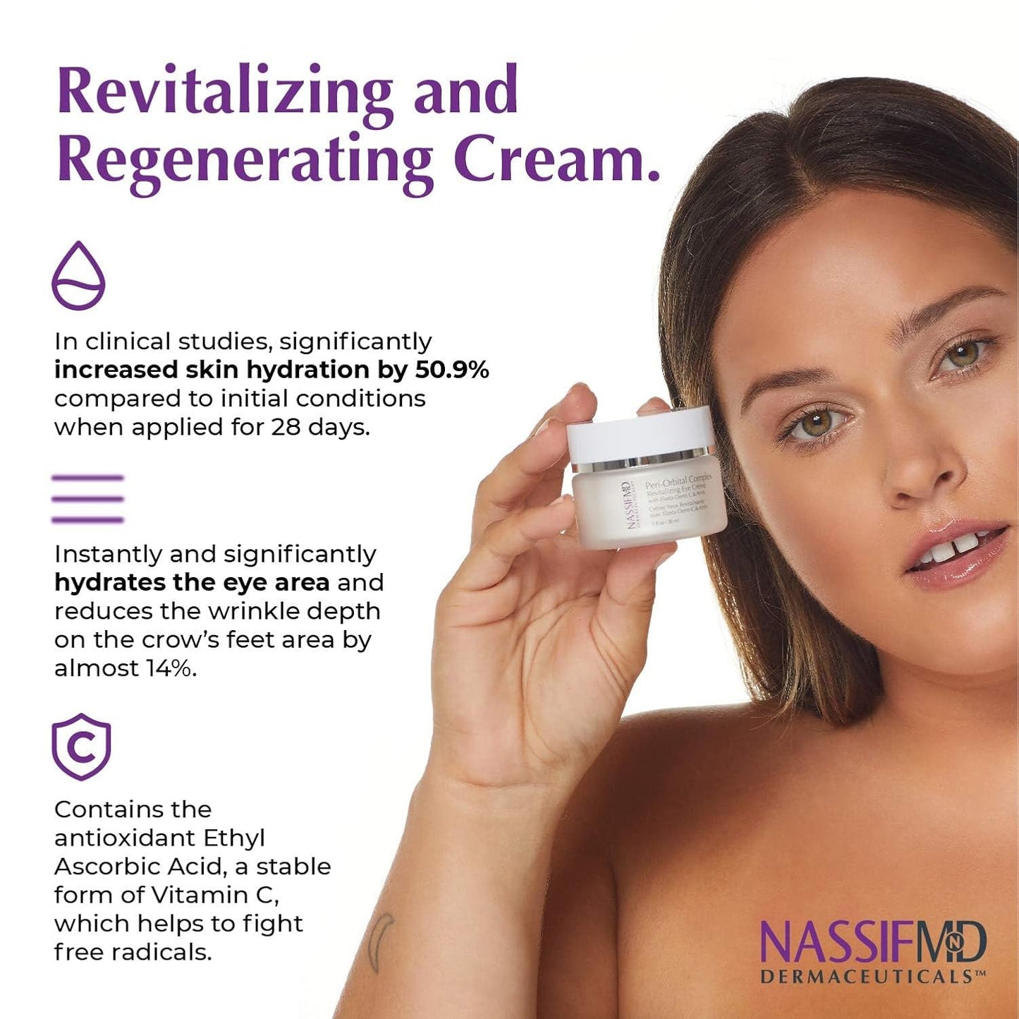 NASSIFMD Peri-Orbital Eye Cream and Pure Hydration Night Cream Bundle