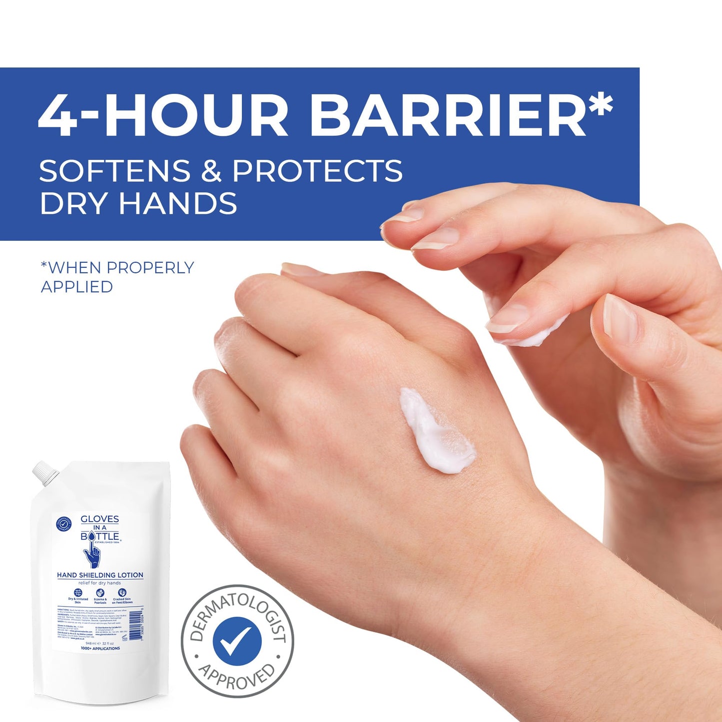 Gloves In A Bottle Shielding Lotion for Dry Itchy Skin, 2 ounce (Pack of 24)