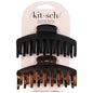 Black (Oversized Matte Hair Clip)