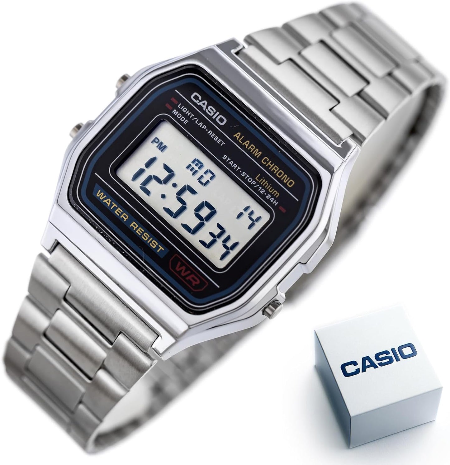 Casio Men's A158W-1 Classic Watch Black