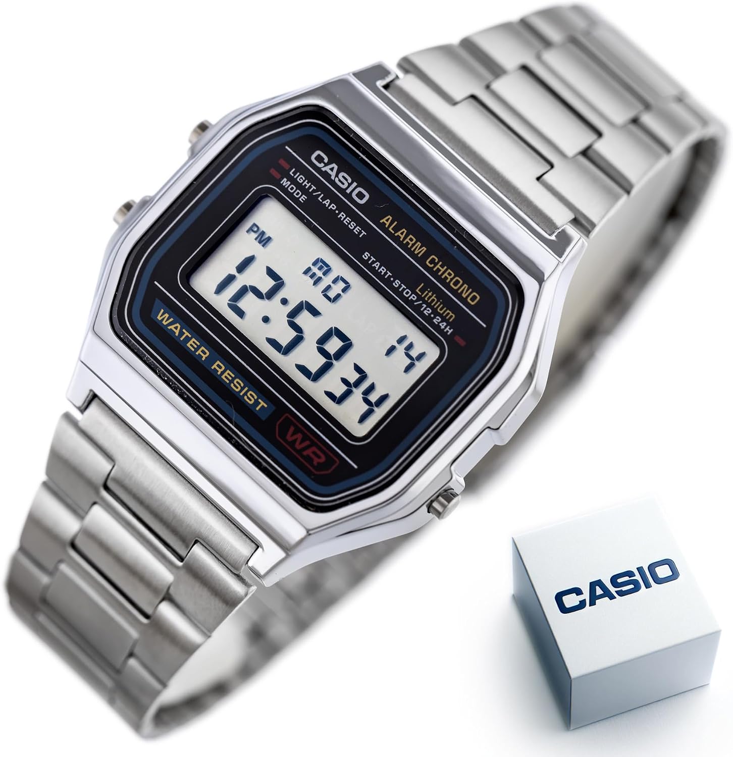 Casio Men's A158W-1 Classic Watch Black