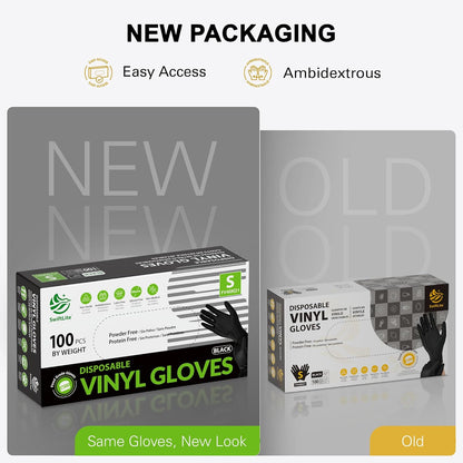 SWIFTLITE Black Vinyl Gloves: The Ultimate Solution for Food Prep and Cleaning
