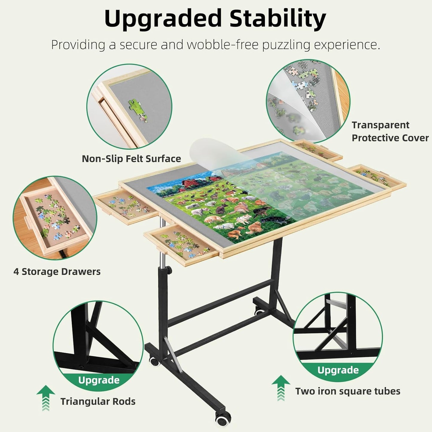Elevate Your Puzzle Game with the ALL4JIG 1500 Pieces Puzzle Table