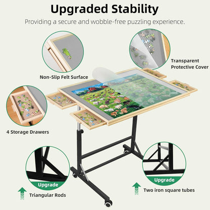 Elevate Your Puzzle Game with the ALL4JIG 1500 Pieces Puzzle Table