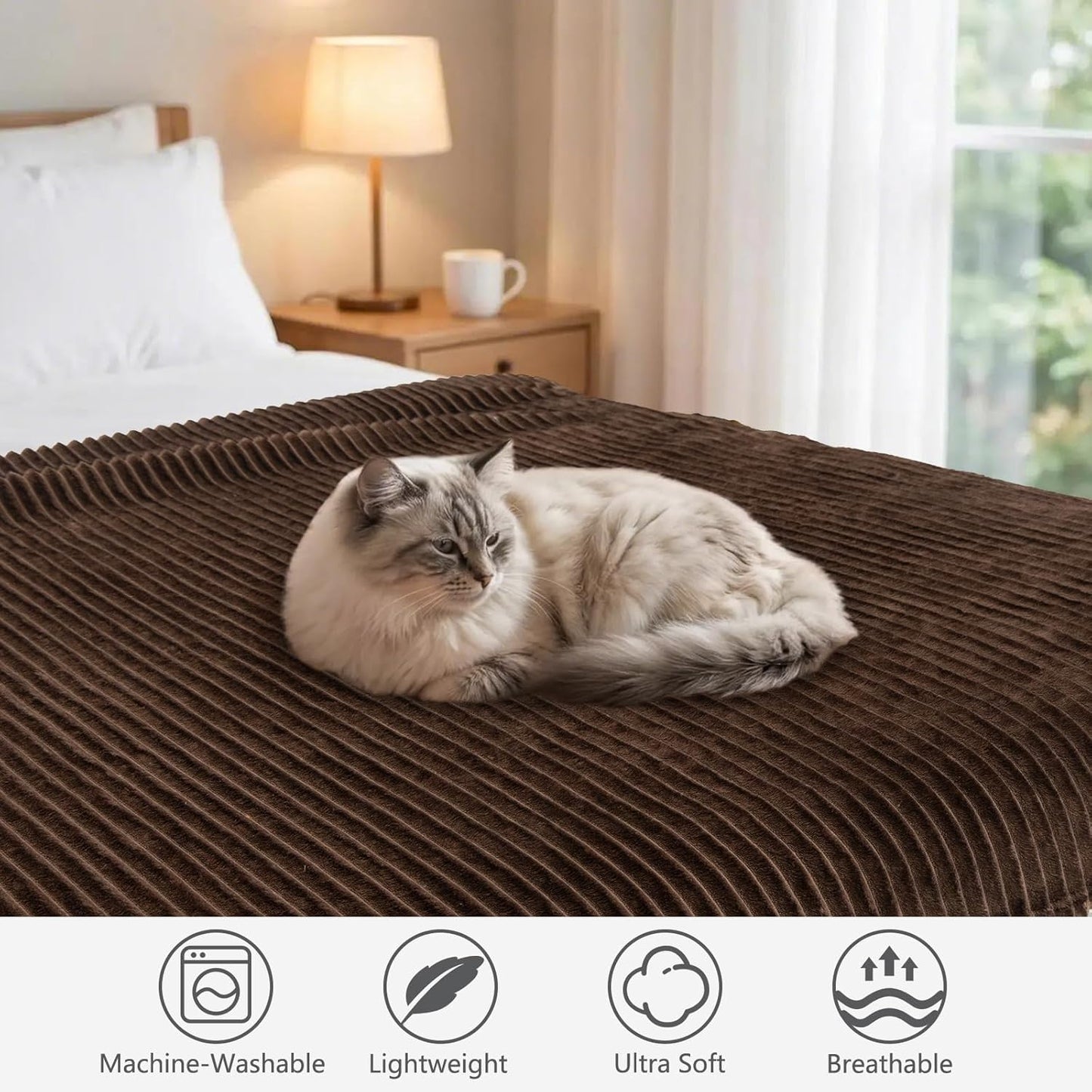 Vessia Flannel Fleece Throw Blanket: A Cozy Companion for All Seasons